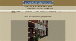 Desktop Screenshot of buffaloantique.com